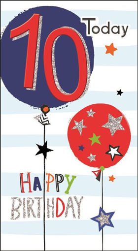 Picture of 10TH BIRTHDAY CARD